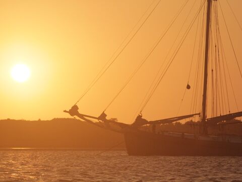 Avond in de haven